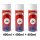 3 x Heizkörperlack Spray Himbeerrot 400 ml RAL 3027
