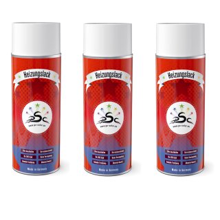 3 x Heizkörperlack Spray Fernblau 400 ml RAL 5023