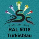 Set 1 : 2  x 150ml, BSL  Türkisblau 150 ml RAL 5018 & Metall-Reiniger