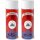 Set 1 : 2 x 400ml, Vinylfarbe Ockerbraun RAL 8001 & Kunstleder-Vinyl-Reiniger