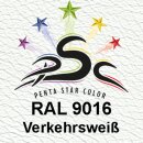 Set 1 : 2 x 400ml, Vinylfarbe Verkehrsweiß RAL 9016 & Kunstleder-Vinyl-Reiniger
