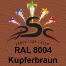 Set 2 : 150ml Lederfarbe Kupferbraun RAL 8004 & 8gr...