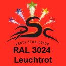 Set 1 : 2 x 150ml, Lenkradfarbe Leuchtrot 150 ml RAL 3024 & Kunstleder-Lenkrad-Reiniger