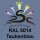 Set 2 : 150ml Lenkradfarbe Taubenblau RAL 5014 & 8gr Flüssigleder Tube