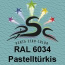 Set 2 : 150ml Lenkradfarbe Pastelltürkis RAL 6034 & 8gr Flüssigleder Tube