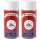 Set 1 : 2x 150ml, Lederfarbe passend für  Mercedes Beige SLK & Leder-Reiniger