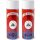 Set 1 : 2x 400ml, Lederfarbe passend für  BMW Anthrazit hell & Leder-Reiniger