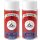 Set 1 : 2x 150ml, Vinylfarbe & Vinyl-Kunstleder-Reiniger passend für  Jaguar Granitgrau