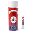 Set 2 : 400ml Lederfarbe passend für  BMW Titangrau...