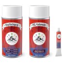 Set 3 : 150ml Vinylfarbe passend für  Porsche Natur...