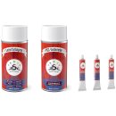 Set 5-150 : Lederfarbe für RAL1003 Lederpflege...