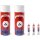 Set 5-400 : Vinylfarbe passend für BMW Tobagoblau Kunstlederpflege Vinyl-Flicken-Reparatur