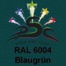 Set 6-150 : Lederfarbe f&uuml;r RAL6004 Flicken-Reparatur-Lederpflege-Wertehaltung