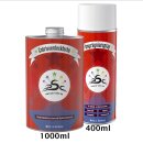 Set-2 PSC-Cabrioverdeckfarbe 1000 ml Rot mit 400ml Imprägnierung
