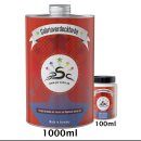 Set-1 PSC-Cabrioverdeckfarbe 1000ml Grau mit 100ml Shampoo Nach-färben Farbauffrischung